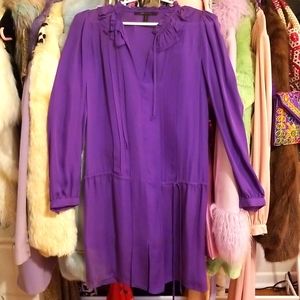 Purple BCBG Midi Dress